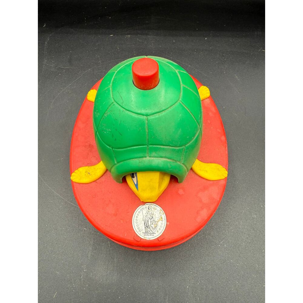 Vintage Miss Money Piggy Bank Turtle from Congost - from the 1970s